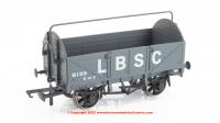 SB009W Kernow Models LBSC Diagram 1369 5 plank open wagon in LBSC Grey livery No. 6139